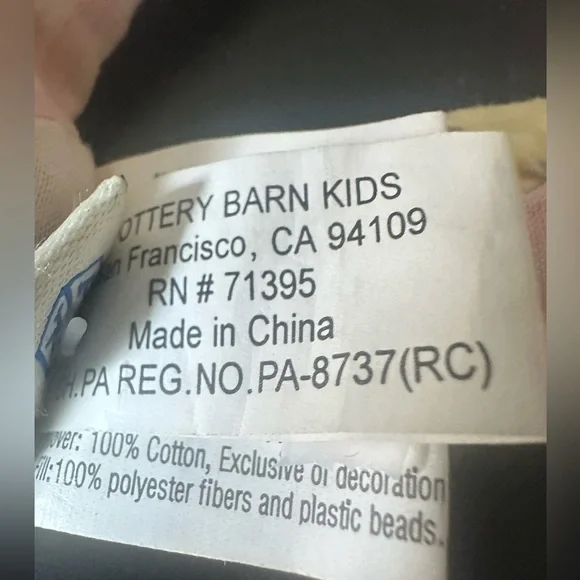 Vintage Pottery Barn Patchwork Bear “A Bear With A Heart” Diane Gard Original - Picture 3 of 5